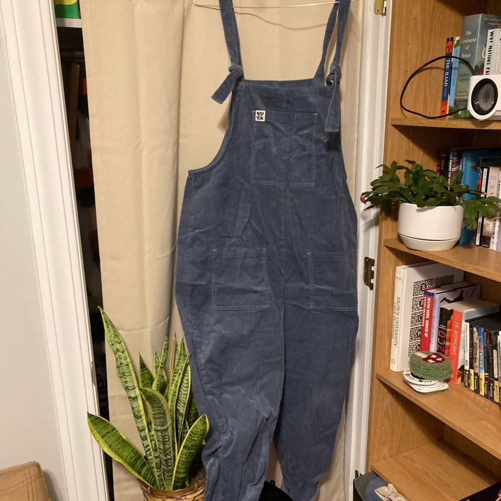 Light blue corduroy tie original overalls | Lucy & Yak
